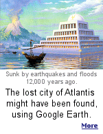 What could be the lost city of Atlantis was found on Google Ocean, a Google Earth extension that uses a combination of satellite images and marine surveys. 